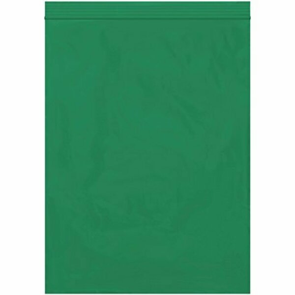 Bsc Preferred 9 x 12'' - 2 Mil Green Reclosable Poly Bags, 1000PK S-12323G